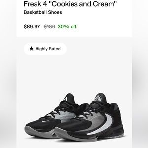 NWOB: Nike Freaks 4 “Cookies and Cream”